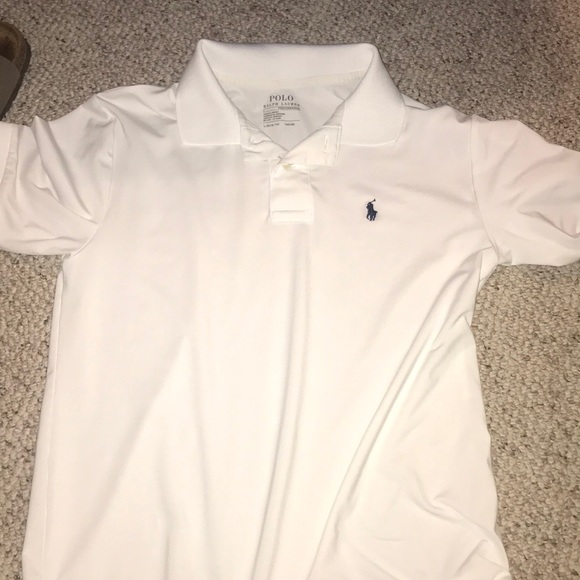 Men’s small white polo shirt - Picture 1 of 2
